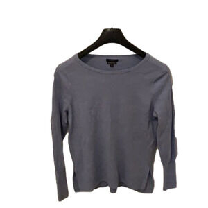 Badgley Mischka 100% merino wool sweater light blue